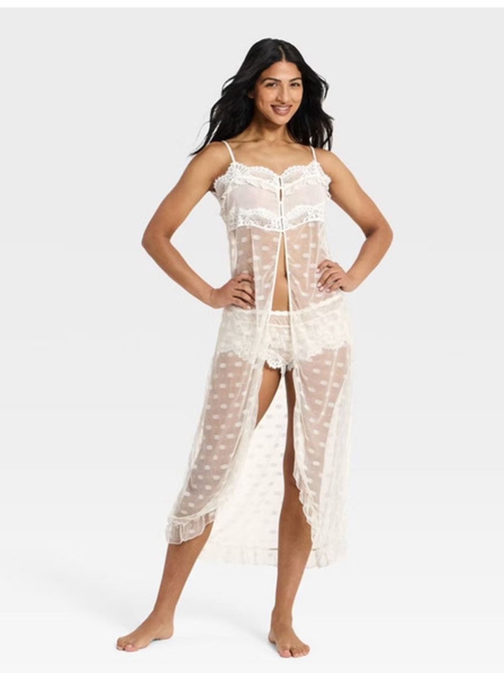 NWT Women’s Heirloom Lace Duster Babydoll Top